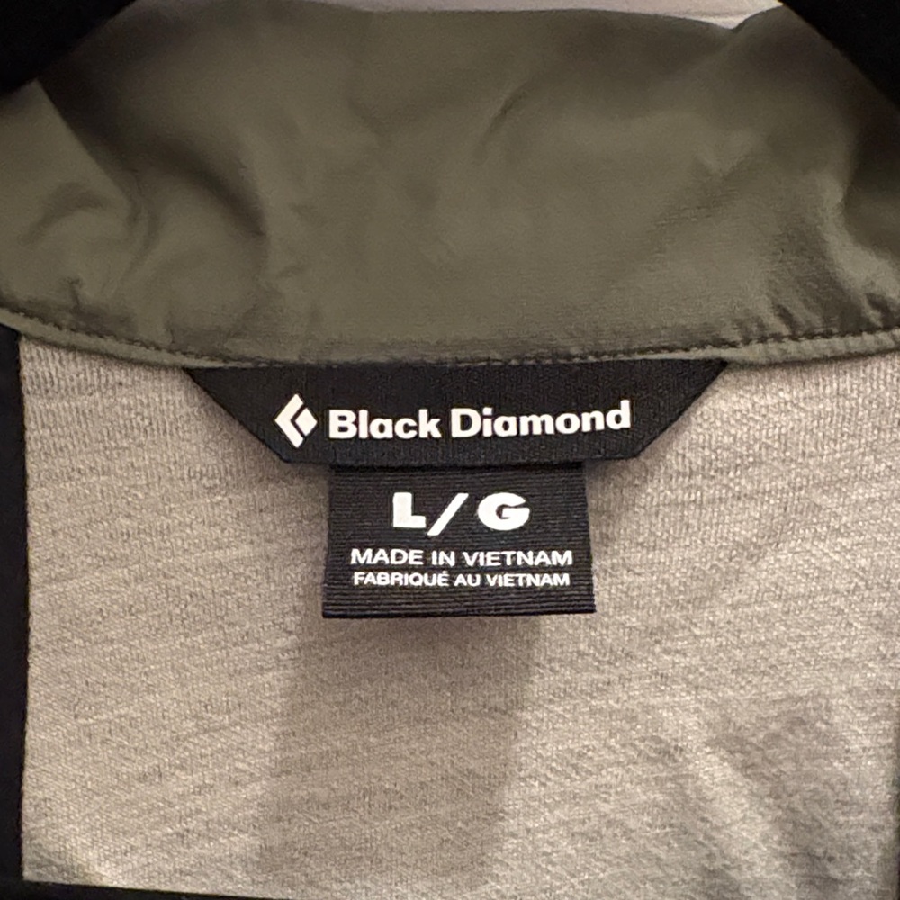 Black Diamond Green Vest Size Large - Picture 2 of 7